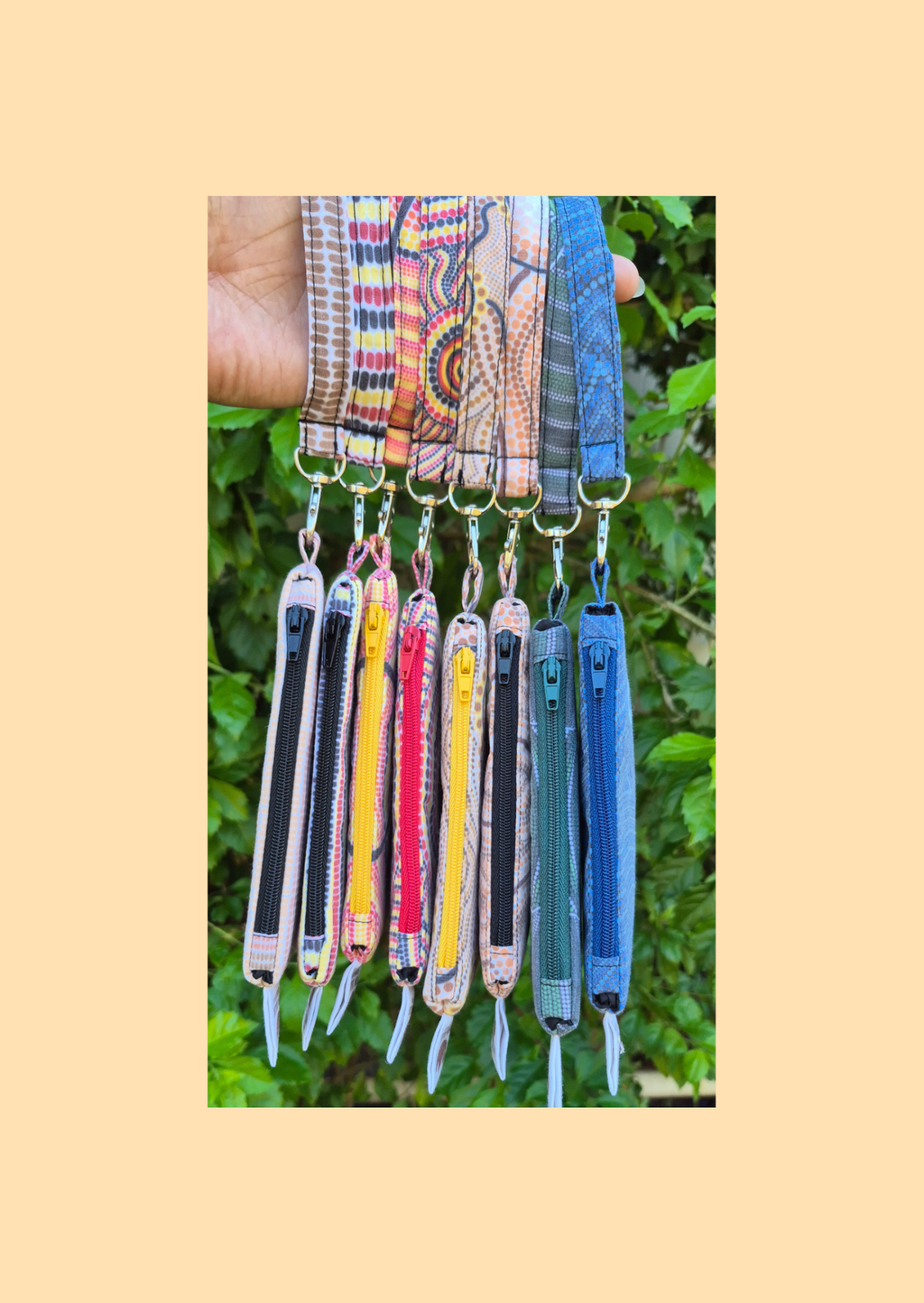 Ancestral Lines - Handmade Coin Purse