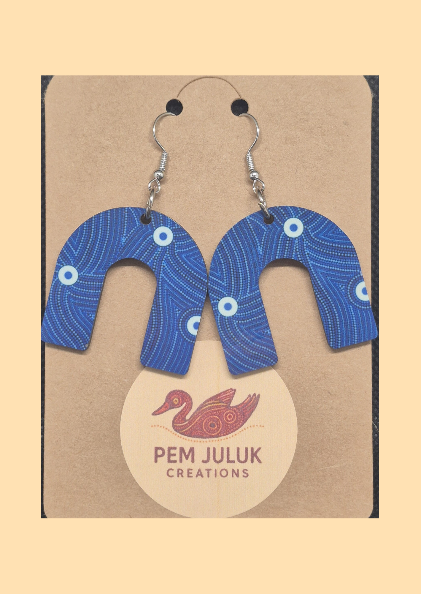 Currents of Creation - Arch Earrings