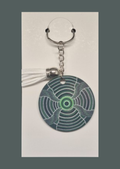 Monsoon's Spirit - Round Keyring with Assorted Coloured Tassel