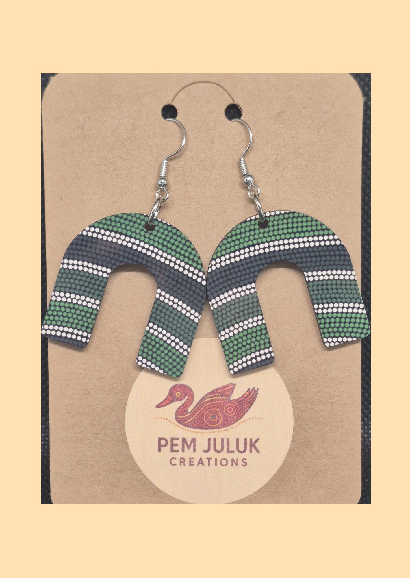 Monsoon's Spirit - Arch Earrings
