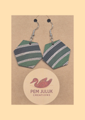 Monsoon's Spirit - Hexagon Earrings