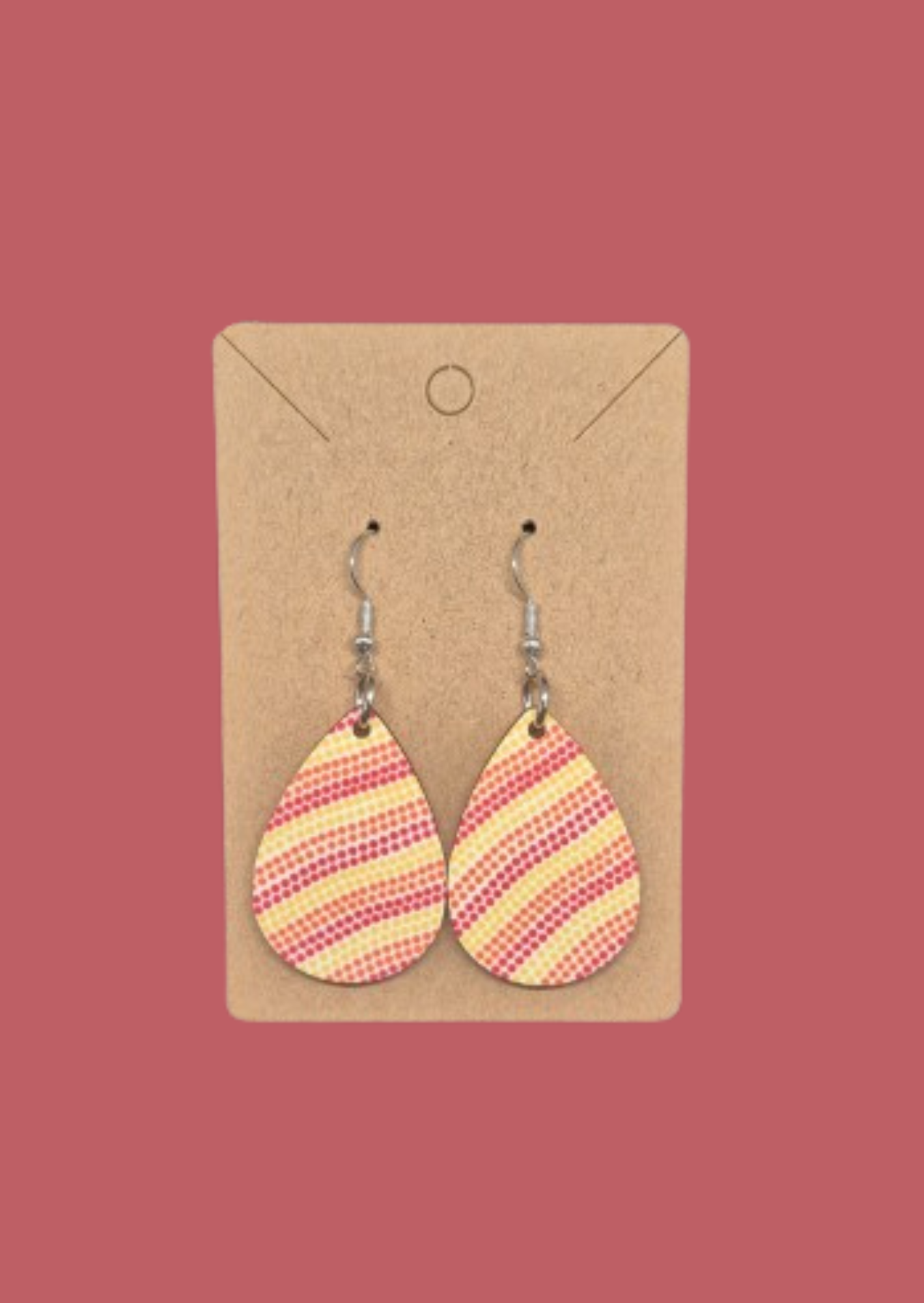 Fire of the Ancestors - Teardrop Earrings