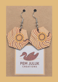 Sacred Earth - Hexagon Earrings