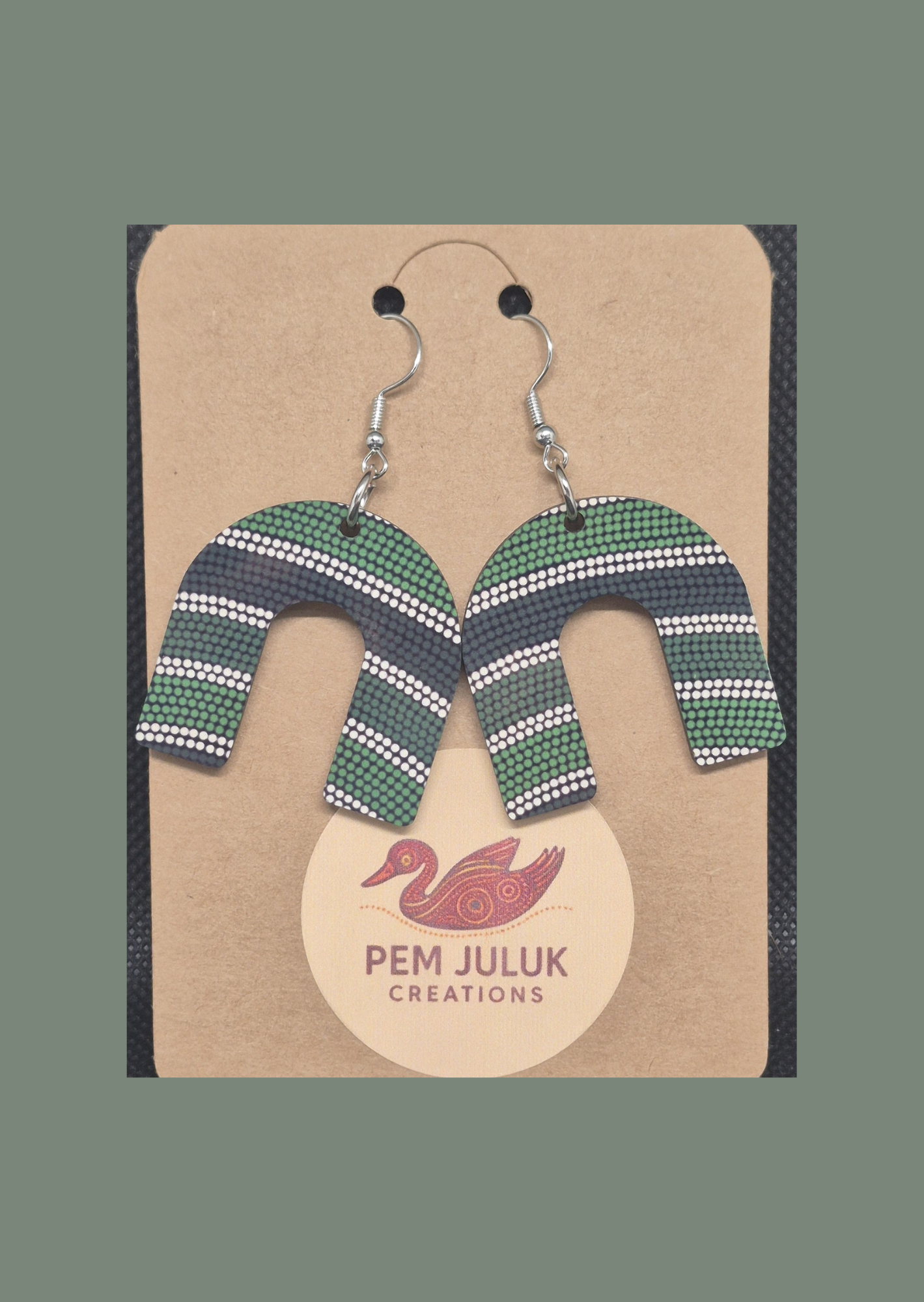 Monsoon's Spirit - Arch Earrings