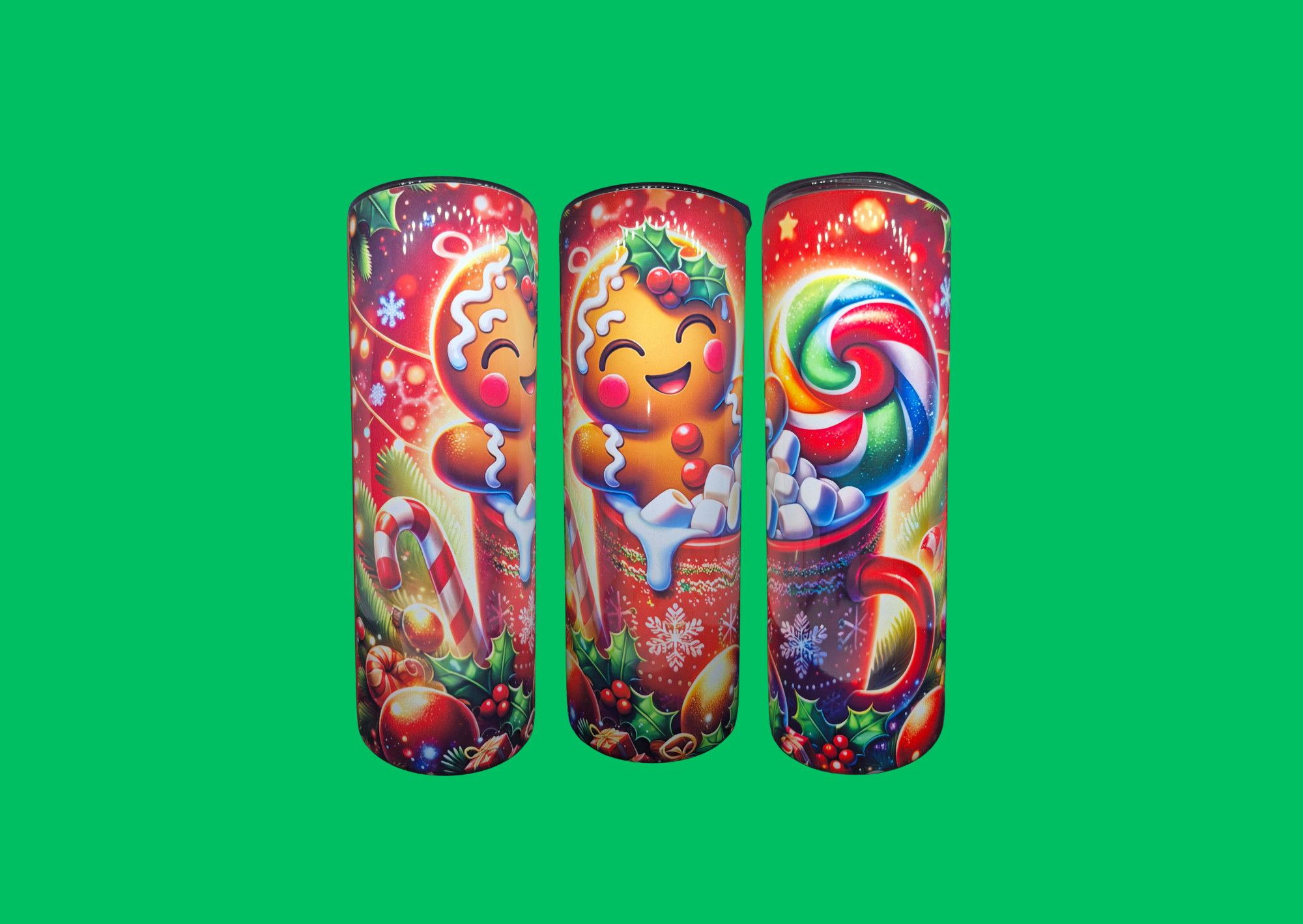 Gingerbread Man Tumbler - 20oz