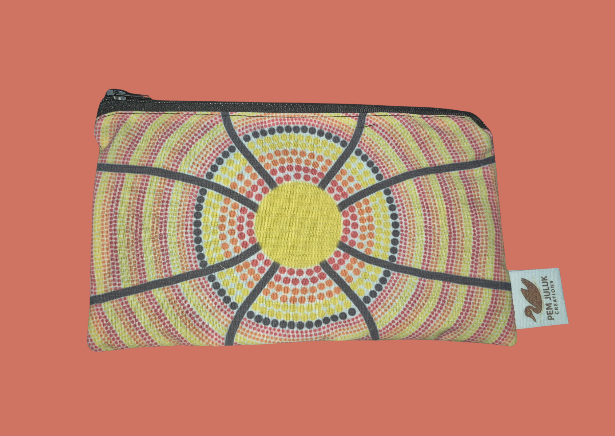 Fire of the Ancestors - Handmade Pencil Case